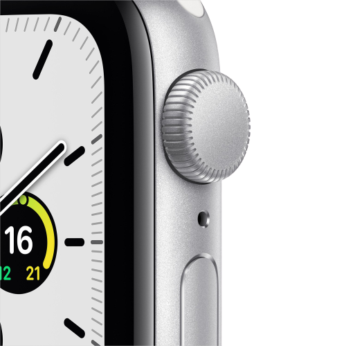 Apple Watch SE 44mm Silver Aluminum Case with White Sport Band (MYDQ2) Apple Watch SE 44mm Silver Aluminum Case with White Sport Band (MYDQ2)