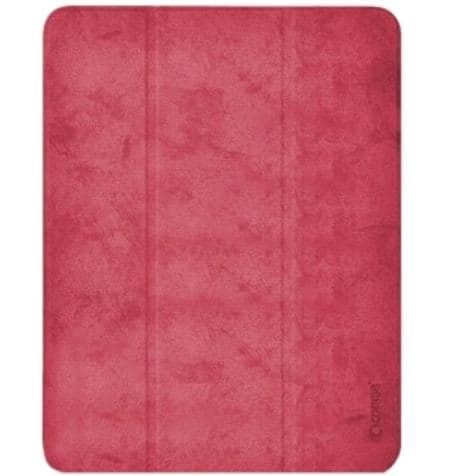 Чехол Comma для iPad Pro 12.9" [2021-22] Leather Case with Pen Holder Series (Red)
