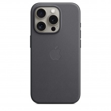 Чехол Apple FineWoven для iPhone 15 Pro with MagSafe (Black)