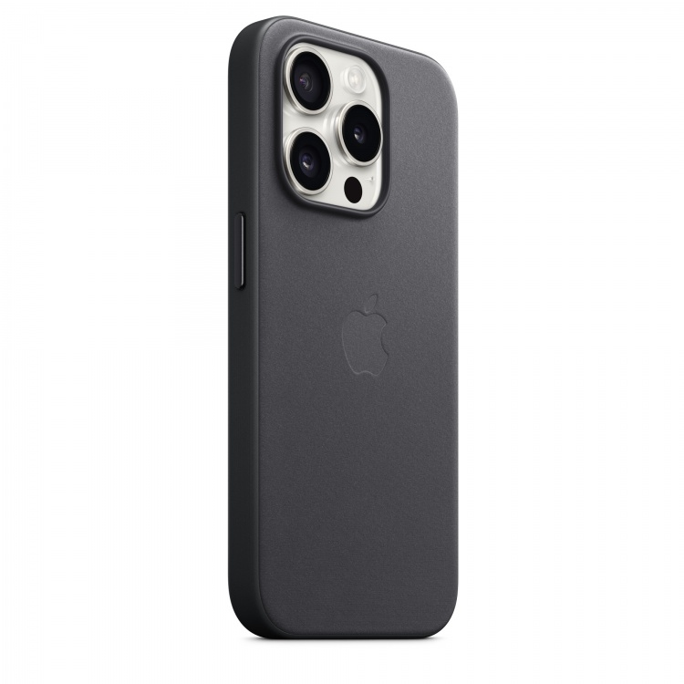 Чохол Apple FineWoven для iPhone 15 Pro with MagSafe (Black)