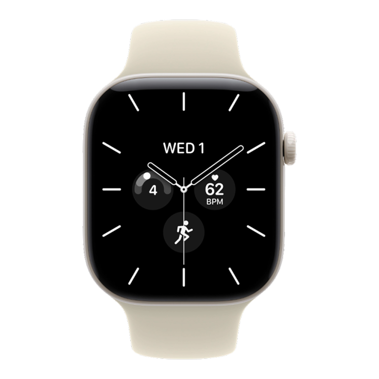 Apple Watch Series 12 GPS + LTE 42mm Pearl White Ceramic Case with Sand Sport Band -M/L Apple Watch Series 12 GPS + LTE 42mm Pearl White Ceramic Case with Sand Sport Band -M/L