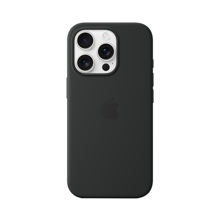 Чохол Apple Silicone Case with Magsafe для iPhone 16 Pro Black (MYYJ3) Чохол Apple Silicone Case with Magsafe для iPhone 16 Pro Black (MYYJ3)