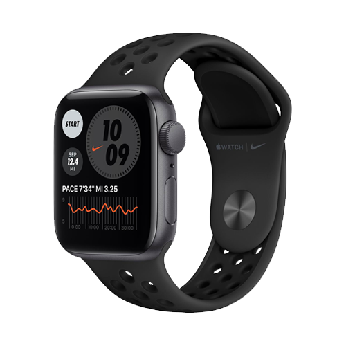 Apple Watch Nike SE 40mm Space Grey Aluminium Case with Anthracite Black Nike Sport Band (MYYF2)