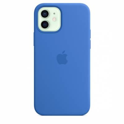 Чехол Silicone Case для iPhone 12 Mini (FoxConn) (Capri Blue)