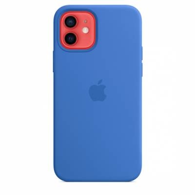 Чехол Silicone Case для iPhone 12 Mini (FoxConn) (Capri Blue)