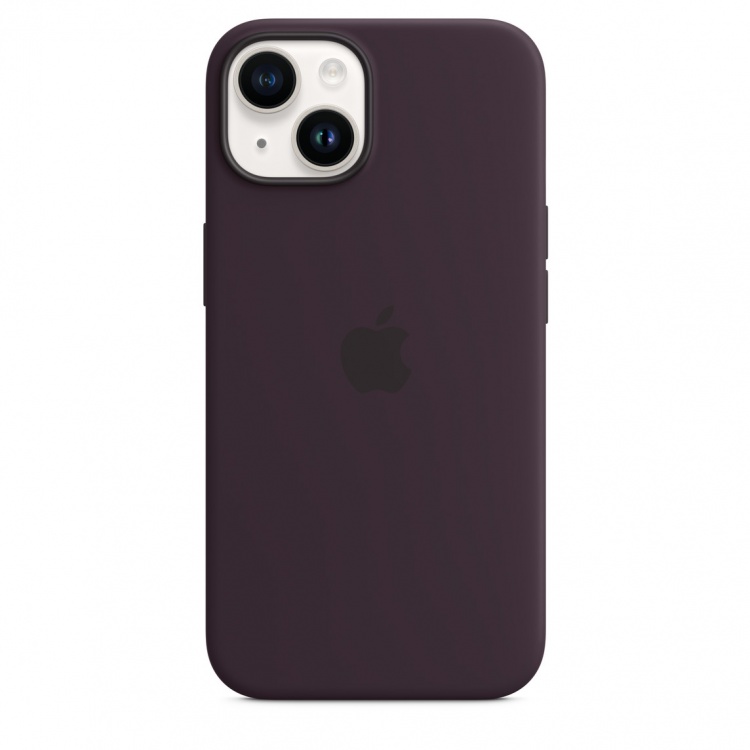 Чохол Silicone Case для iPhone 14 (FoxConn) (Elderberry)