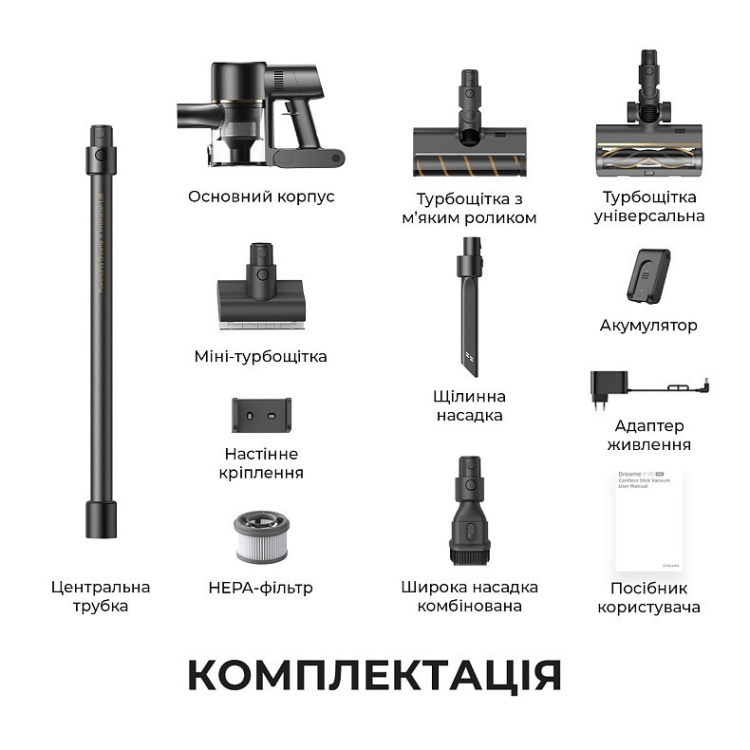 Акумуляторний пилосос Dreame R10s Pro (VZV23A) (EU)