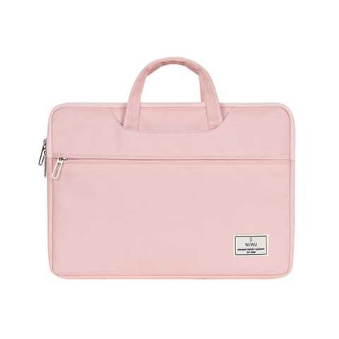 Чохол-сумка WIWU для MacBook 13"/14" Vivid Handbag Series (Pink)