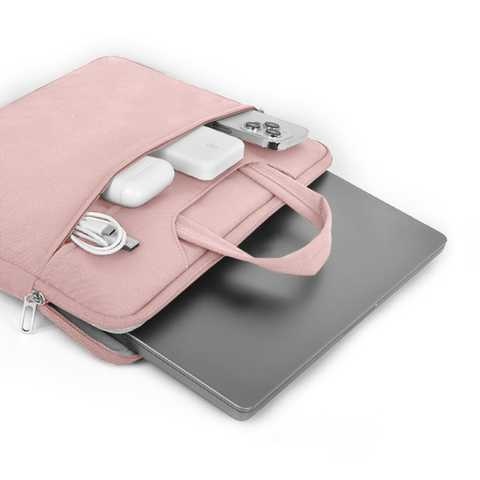 Чехол-сумка WIWU для MacBook 13"/14" Vivid Handbag Series (Pink)