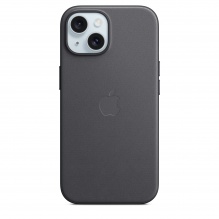 Чохол Apple FineWoven для iPhone 15 with MagSafe (Black)