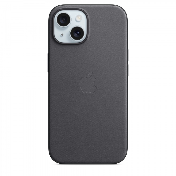 Чехол Apple FineWoven для iPhone 15 with MagSafe (Black)