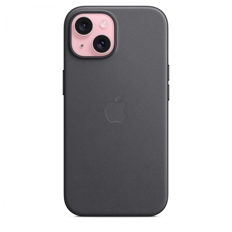Чохол Apple FineWoven для iPhone 15 with MagSafe (Black) Чохол Apple FineWoven для iPhone 15 with MagSafe (Black)