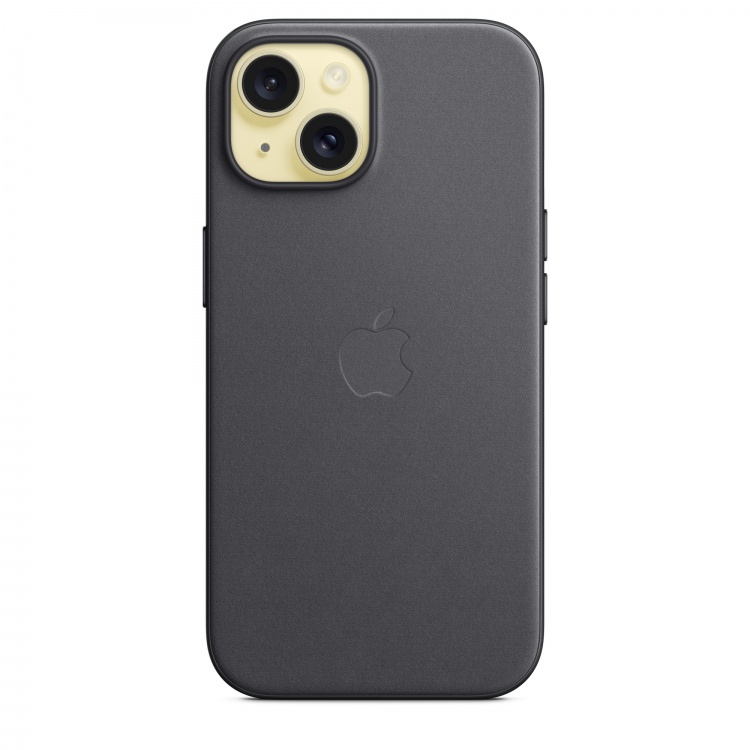 Чохол Apple FineWoven для iPhone 15 with MagSafe (Black) Чохол Apple FineWoven для iPhone 15 with MagSafe (Black)