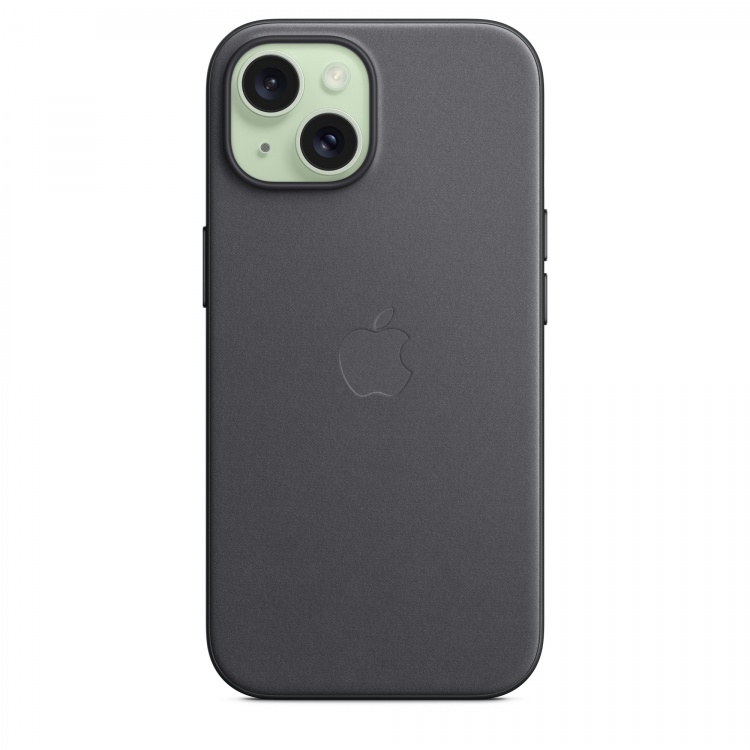 Чохол Apple FineWoven для iPhone 15 with MagSafe (Black) Чохол Apple FineWoven для iPhone 15 with MagSafe (Black)