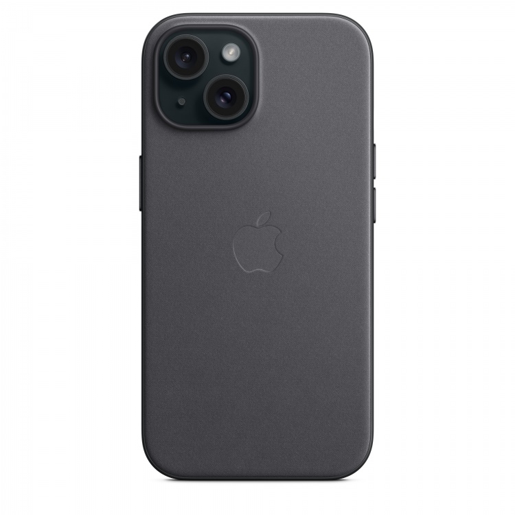 Чохол Apple FineWoven для iPhone 15 with MagSafe (Black) Чохол Apple FineWoven для iPhone 15 with MagSafe (Black)