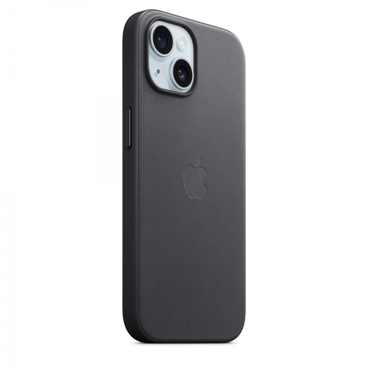 Чохол Apple FineWoven для iPhone 15 with MagSafe (Black) Чохол Apple FineWoven для iPhone 15 with MagSafe (Black)