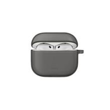Чохол UNIQ Glase для AirPods 4 (Smoke) (8886463691663)