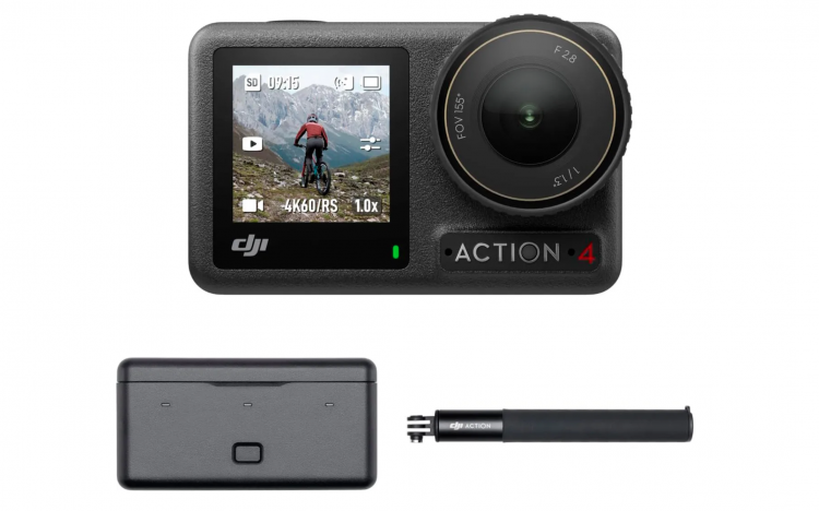 Экшн-камера DJI Osmo Action 4 Adventure Combo (CP.OS.00000270.01)