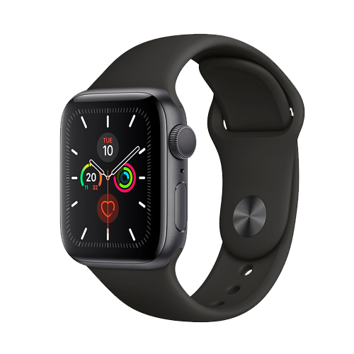 Apple Watch Series 5 GPS, 40mm Space Gray Aluminum Case with Black Sport Band (MWV82) Apple Watch Series 5 GPS, 40mm Space Gray Aluminum Case with Black Sport Band (MWV82)