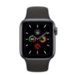Apple Watch Series 5 GPS, 40mm Space Gray Aluminum Case with Black Sport Band (MWV82) Apple Watch Series 5 GPS, 40mm Space Gray Aluminum Case with Black Sport Band (MWV82)