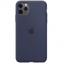Чохол Silicone Case Full Cover для iPhone 11 Pro Original (FoxConn) (Midnight Blue)