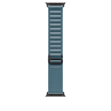Ремінець Apple Alpine Loop для Apple Watch 49/46/45/44mm Light Blue - M - Black Titanium