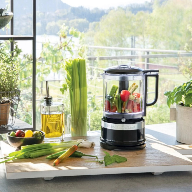 Кухонний мінікомбайн KitchenAid 1,2 л 5KFC0516EBM Black Matte (UA)