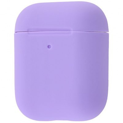 Чохол Silicone Case для AirPods 1/2 (Lavender Gray)