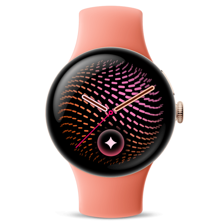 Смарт-часы Google Pixel Watch 5 41mm Wi-Fi Champagne Gold Aluminum Case / Canyon Active Band