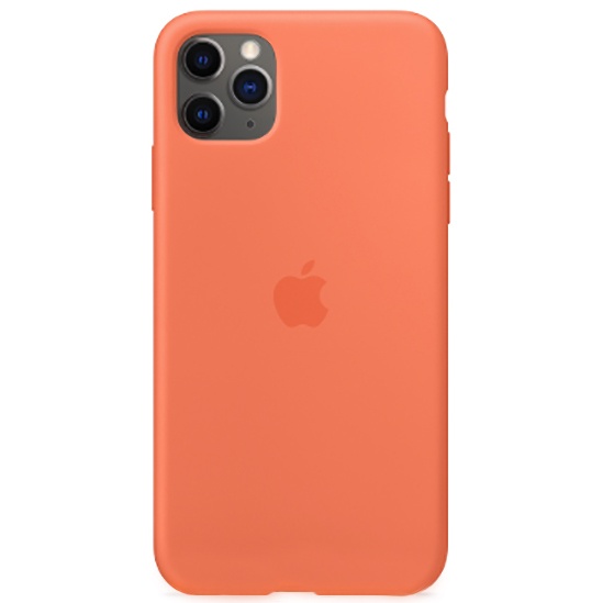 Чехол Silicone Case Full Cover для iPhone 11 Pro Original (FoxConn) (Papaya)