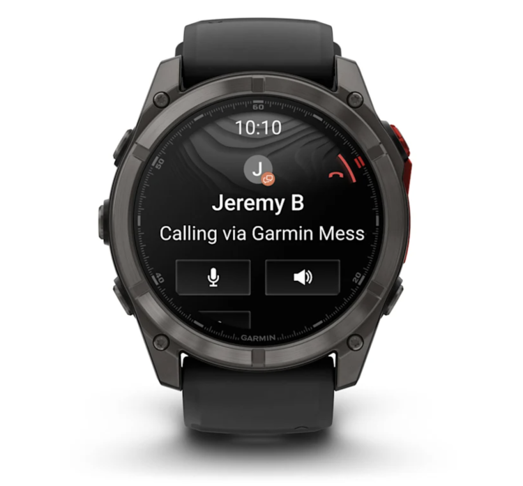 Garmin Fenix 8 Pro 51mm MicroLED Sapphire Carbon Gray DLC Titanium with Black/Pebble Gray Silicone Band (010-03380-00/01)