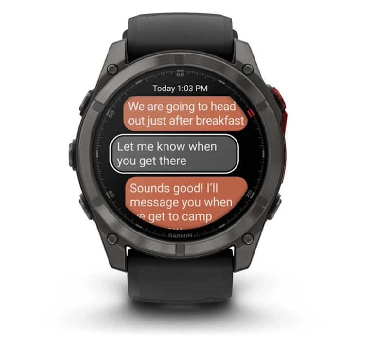 Garmin Fenix 8 Pro 51mm MicroLED Sapphire Carbon Gray DLC Titanium with Black/Pebble Gray Silicone Band (010-03380-00/01)