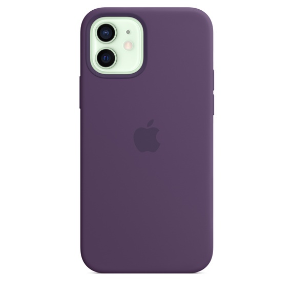 Чехол Silicone Case для iPhone 12/12 Pro (FoxConn) (Amethyst)
