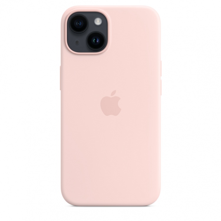 Чохол Silicone Case для iPhone 14 (FoxConn) (Chalk Pink)
