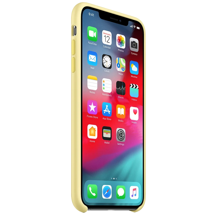 Чехол Smart Silicone Case для iPhone Xs Max Original (FoxConn) (Mellow Yellow)