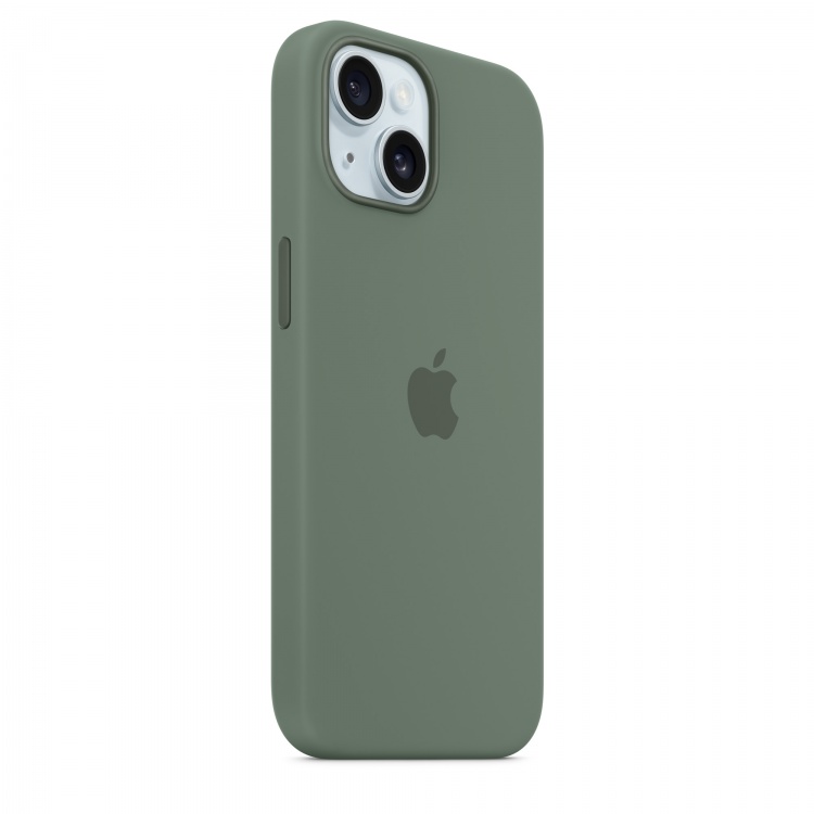 Чохол Apple Silicone Case для iPhone 15 with MagSafe (Cypress)