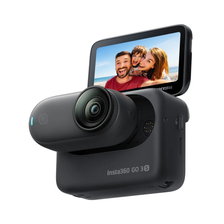 Екшн-камера Insta360 GO 3S 4K Standard Bundle 128GB Midnight Black (CINSAATA_GO3S13)