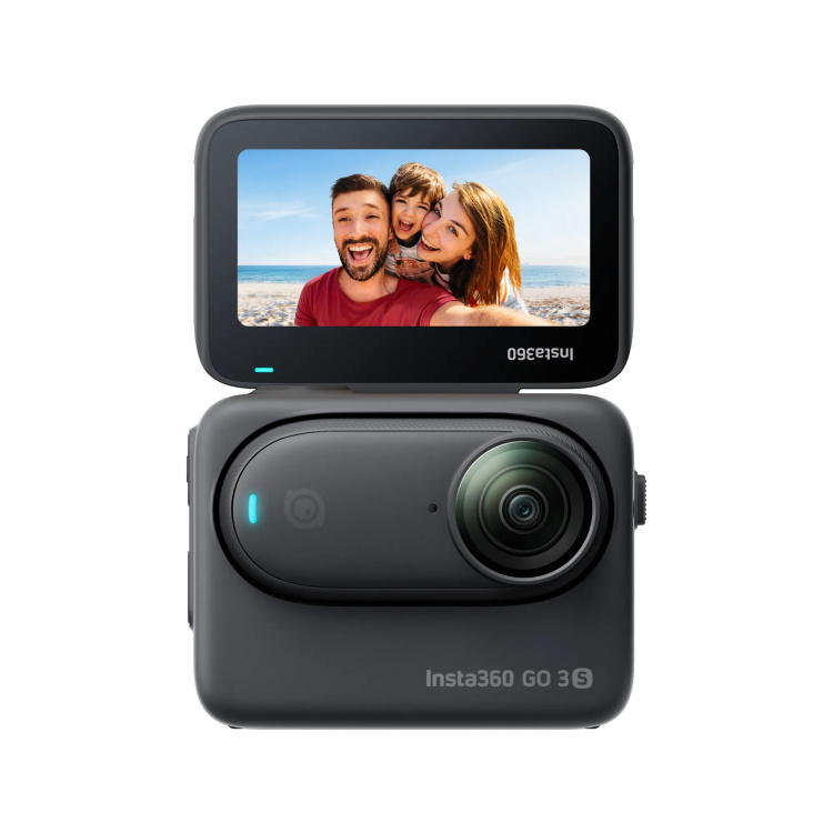 Екшн-камера Insta360 GO 3S 4K Standard Bundle 128GB Midnight Black (CINSAATA_GO3S13)