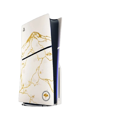 Ігрова приставка Sony PlayStation 5 Slim (Blu-Ray) (Ghost of Yotei Gold Limited Edition Bundle) (1TB) Ігрова приставка Sony PlayStation 5 Slim (Blu-Ray) (Ghost of Yotei Gold Limited Edition Bundle) (1TB)