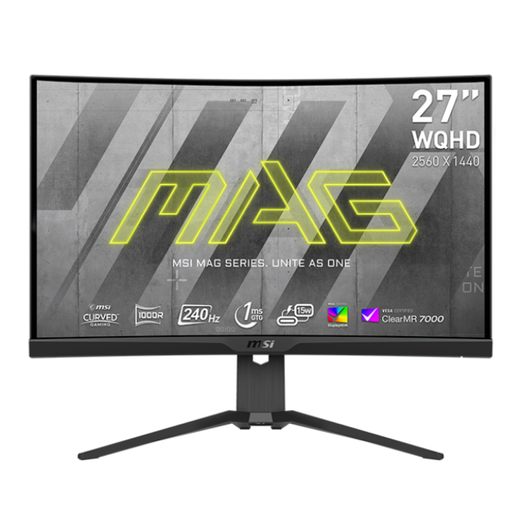 Монітор MSI 27" MAG 275CQRXF VA 240Hz (UA)