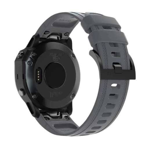 Ремешок Silicone Fit для Garmin Fenix 20mm Grey Ремешок Silicone Fit для Garmin Fenix 20mm Grey