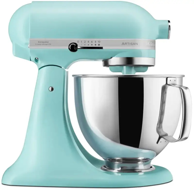 Планетарный миксер KitchenAid Artisan 4,8 л 5KSM125EMI Mineral Water (UA) Планетарный миксер KitchenAid Artisan 4,8 л 5KSM125EMI Mineral Water (UA)