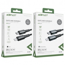 Кабель Acefast C1-01 USB-C to Lightning (Black)