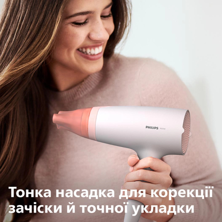 Фен Philips Series 3000 (White/Pink) (BHD300/00)