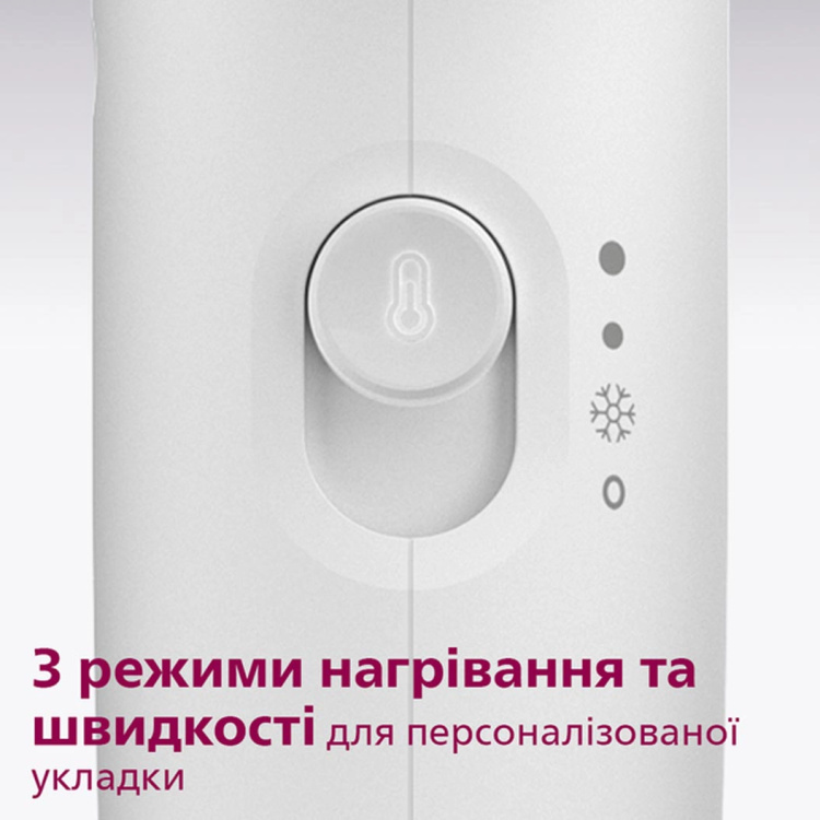 Фен Philips Series 3000 (White/Pink) (BHD300/00)