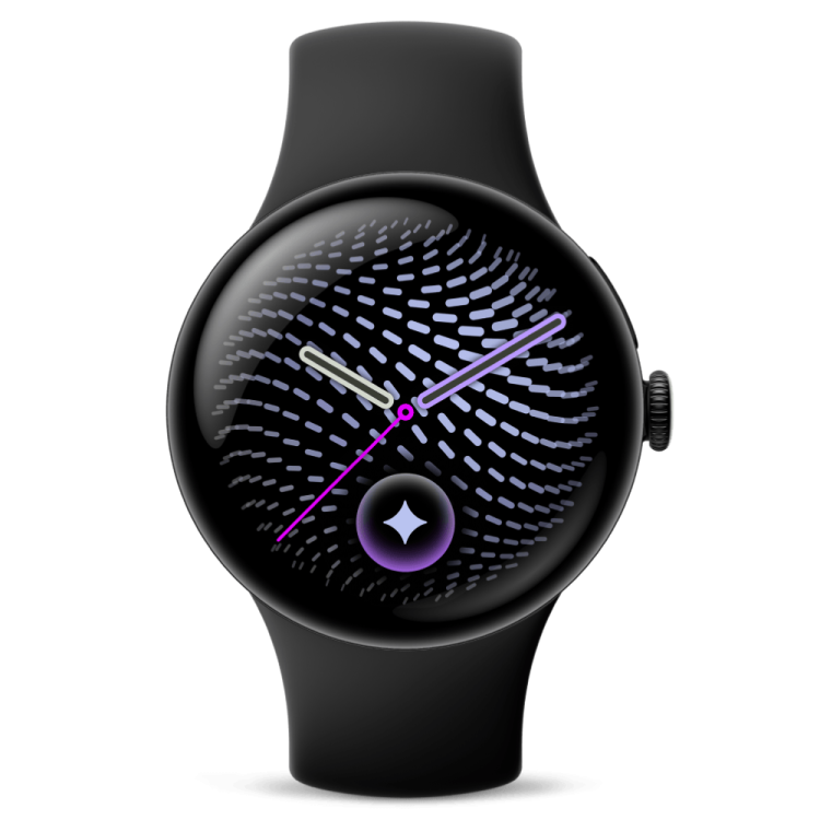 Смарт-часы Google Pixel Watch 5 41mm Wi-Fi Matte Black Aluminum Case / Obsidian Active Band