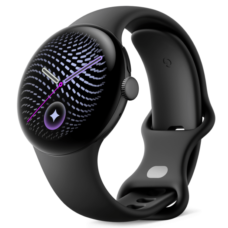 Смарт-часы Google Pixel Watch 5 41mm Wi-Fi Matte Black Aluminum Case / Obsidian Active Band