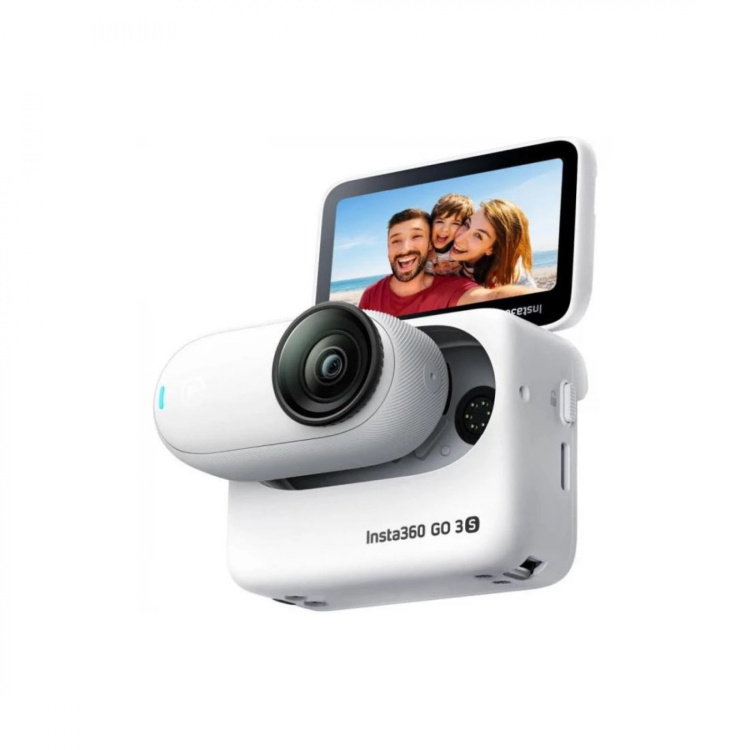 Екшн-камера Insta360 GO 3S 4K Standard Bundle 128GB Arctic White (CINSAATA_GO3S04) Екшн-камера Insta360 GO 3S 4K Standard Bundle 128GB Arctic White (CINSAATA_GO3S04)