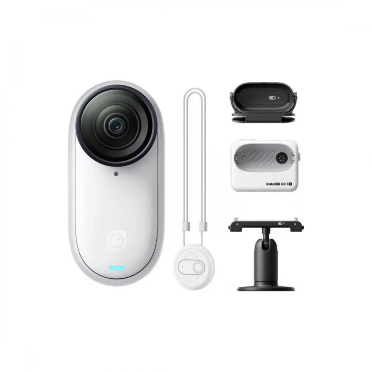 Екшн-камера Insta360 GO 3S 4K Standard Bundle 128GB Arctic White (CINSAATA_GO3S04) Екшн-камера Insta360 GO 3S 4K Standard Bundle 128GB Arctic White (CINSAATA_GO3S04)